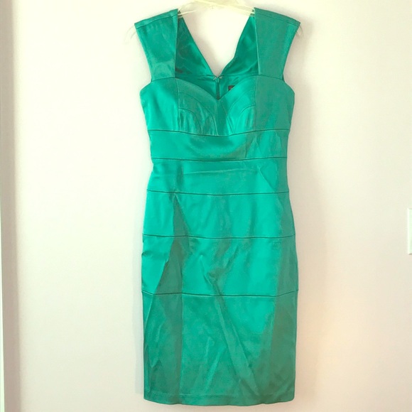 JAX Emerald Cocktail Dress - Picture 1 of 8